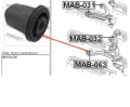 Silentblock przedniego wahacza dolnego Mitsubishi Pajero 