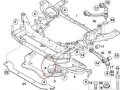 Silentblock przedniego wahacza dolnego BMW X5 F15, F85