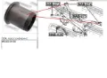 Silentblock tylnej belki Nissan X-Trail T30