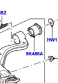 Silentblock przedniego wahacza dolnego Land Rover Discovery LR3