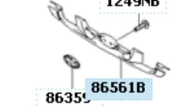 Atrapa chłodnicy Hyundai H-1 STAREX Starex