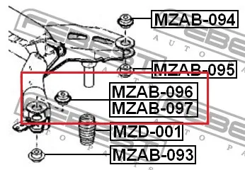 Tuleja belki Mazda 6