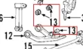 Silentblock przedniego wahacza dolnego Jeep Liberty/Cherokee 