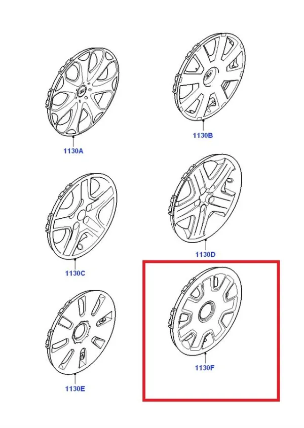 Kołpak do obręczy koła Ford Focus II