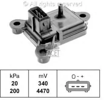 Czujnik ciśnienia w kolektorze ssącym, MAP 7633006 Fiat/Alfa/Lancia