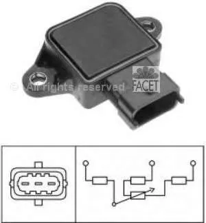 Czujnik położenia przepustnicy (potencjometr) 90541502 General Motors