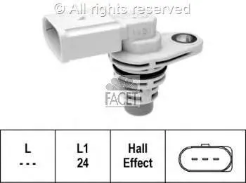 Czujnik położenia wałka rozrządu 03D907601 VAG