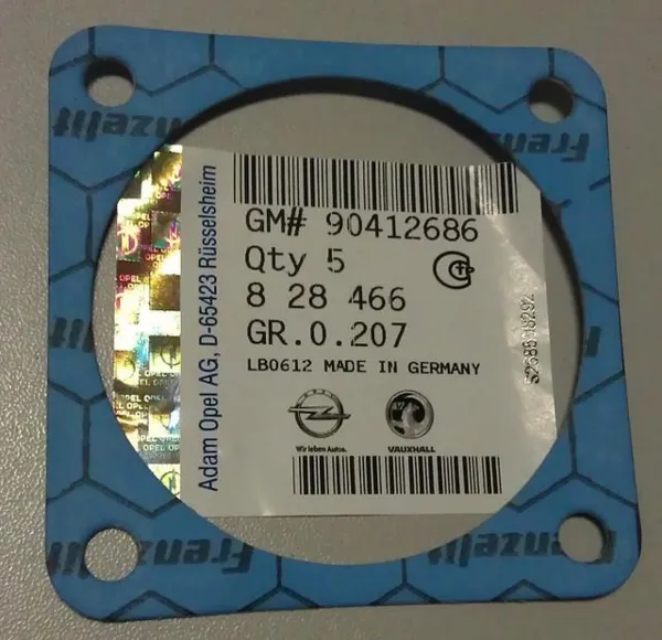 Uszczelka przepustnicy 90412686 General Motors