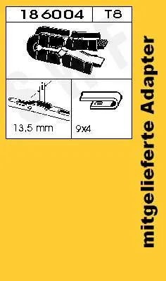 Pióro wycieraczki szyby przedniej kierowcy A0018206945 Mercedes
