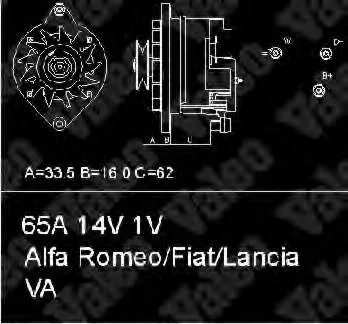 Alternator 436237 VALEO