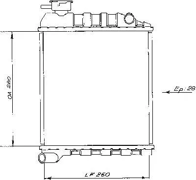 Chłodnica silnika 324408A1 Polcar