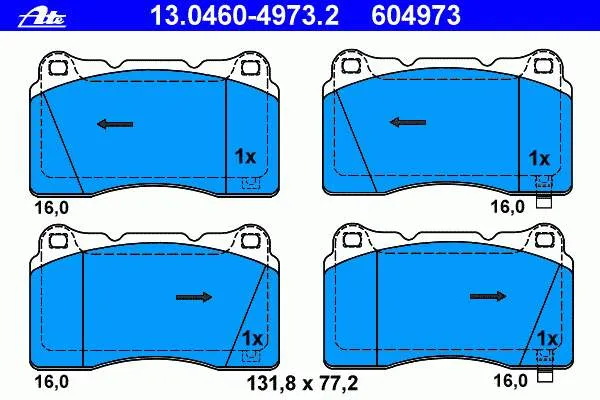 Klocki hamulcowe przednie tarczowe 23271117 General Motors