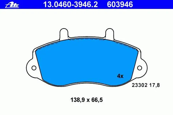 Klocki hamulcowe przednie tarczowe 7701207166 Renault (RVI)