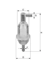 Filtr paliwa FM23 Shafer