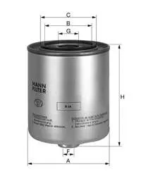 Filtr paliwa K46723570 Hyundai/Kia