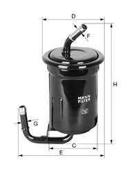 Filtr paliwa WK61413 Mann-Filter