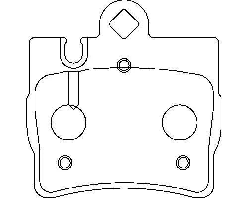 Okładziny (klocki) do hamulców tarczowych tylne MKD848 Friction Master