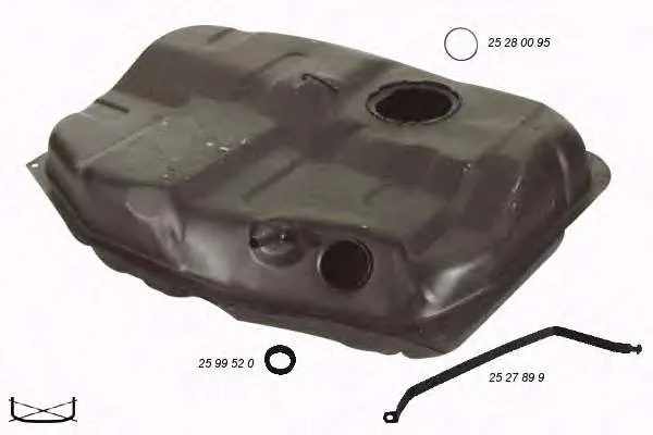 Zbiornik paliwa Ford Escort IV