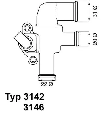 Termostat 314290D Wahler