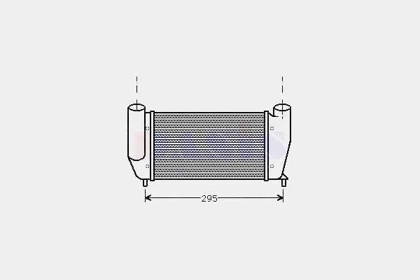 Chłodnica intercoolera Fiat Croma I