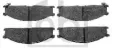 Klocki hamulcowe przednie tarczowe 410602S790 Nissan/Infiniti