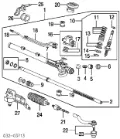 Zestaw naprawczy maglownicy (mechanizmu) (zestaw uszczelniaczy) 06534S84A01 Honda