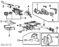 Kostka stacyjki zapłonowej 35130SAAJ51 Honda