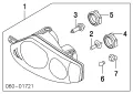 Żarówka oświetlenia wnętrza/kabiny 1864305009 Hyundai/Kia