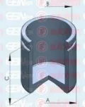 Tłoczek zacisku hamulcowego przedniego 185049K Quick Brake