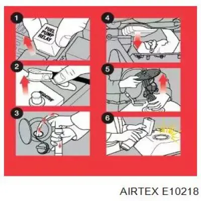 Moduł pompy paliwowej z czujnikiem poziomu paliwa E10218 Airtex