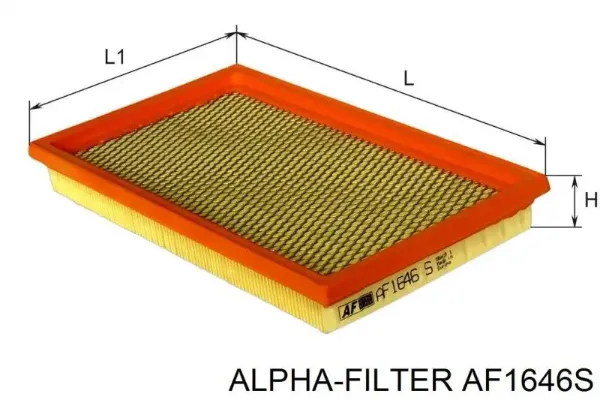 Filtr powietrza AF1646S Alpha Filter