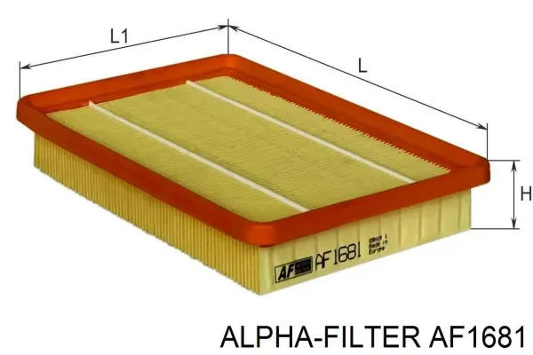 Filtr powietrza AF1681 Alpha Filter