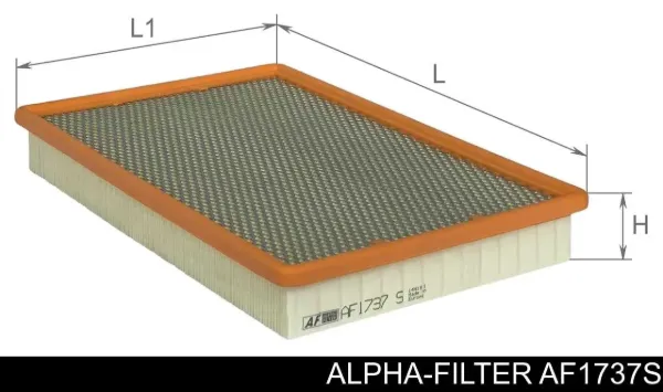Filtr powietrza AF1737S Alpha Filter