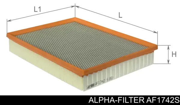 Filtr powietrza AF1742S Alpha Filter