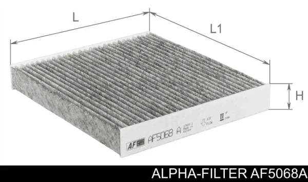 Filtr kabiny AF5068A Alpha Filter