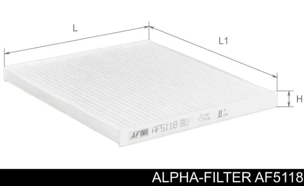 Filtr kabiny AF5118 Alpha Filter