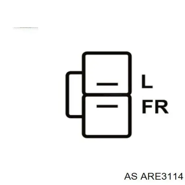 Regulator alternatora (przekaźnik ładowania) ARE3114 AS/Auto Storm