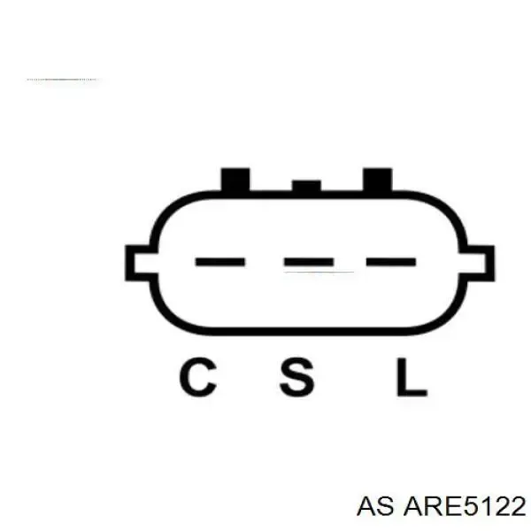Regulator alternatora (przekaźnik ładowania) ARE5122 AS/Auto Storm
