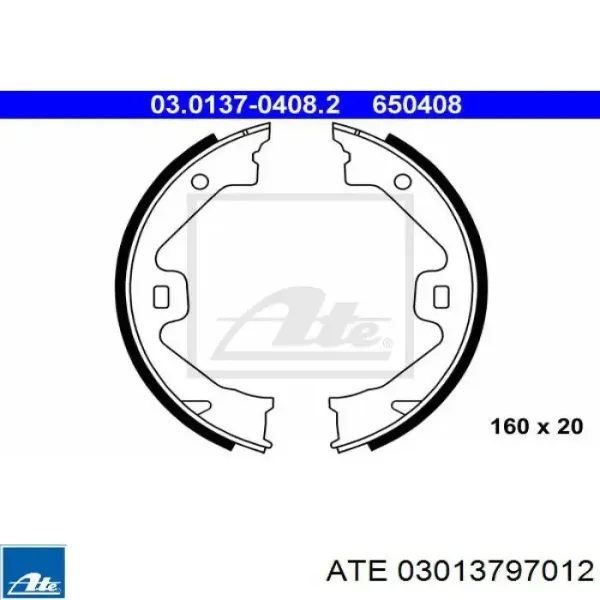 Regulator tylnego bębna hamulcowego 03013797012 ATE