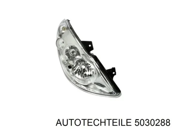 Szkło reflektora lewego 5030288 Autotechteile