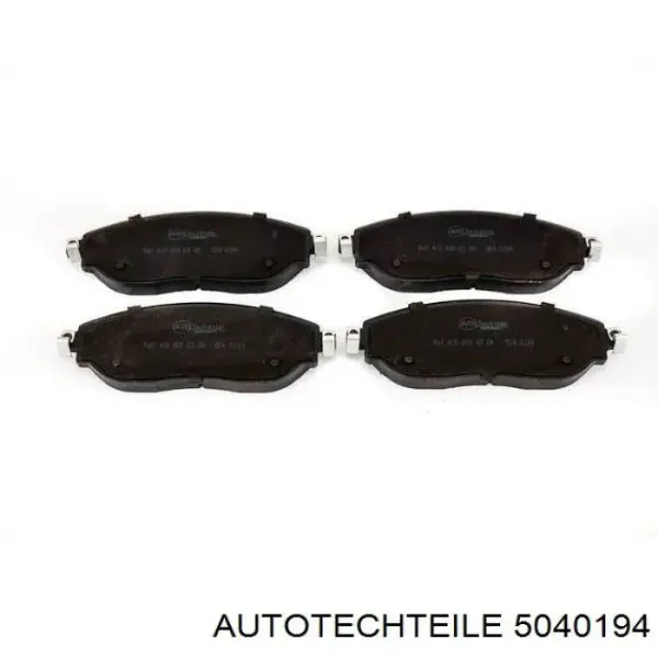 Klocki hamulcowe przednie tarczowe 5040194 Autotechteile