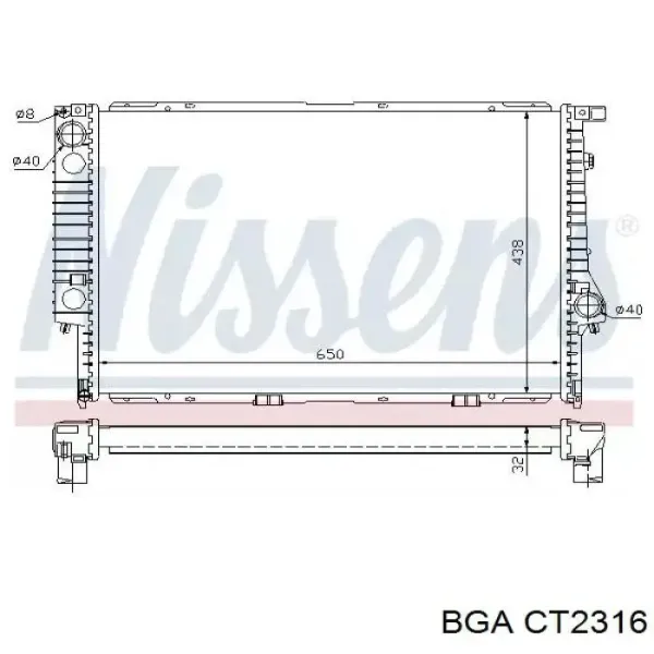 Obudowa termostatu CT2316 BGA