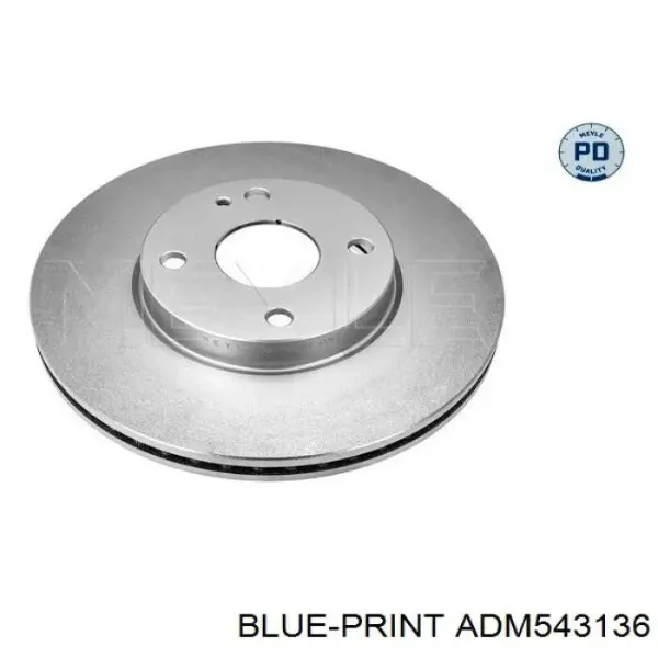 Tarcza hamulcowa przednia 43512WB001 Toyota
