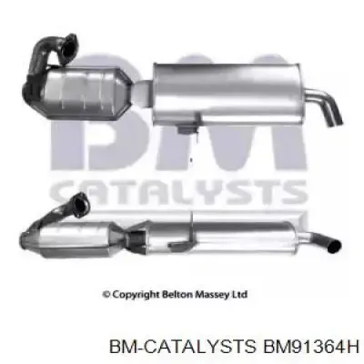 Konwerter-katalizator BM91364H BM Catalysts