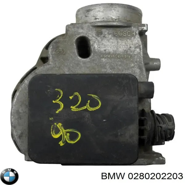 Czujnik przepływu powietrza, przepływomierz powietrza M.A.F. BMW 3 E30