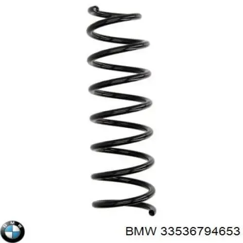 Sprężyna tylna 33536794653 BMW