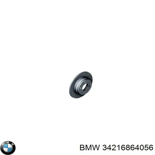 Tarcza hamulcowa tylna 34216864056 BMW