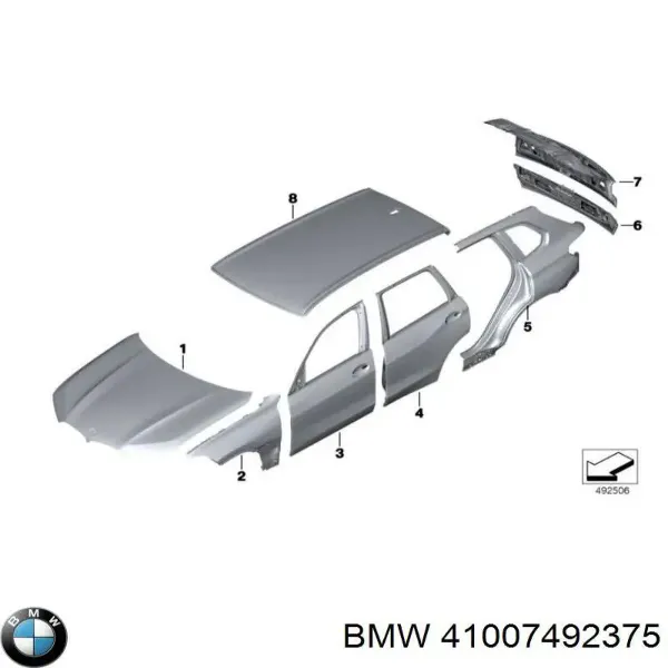 Maska silnika BMW X5 G05, F95