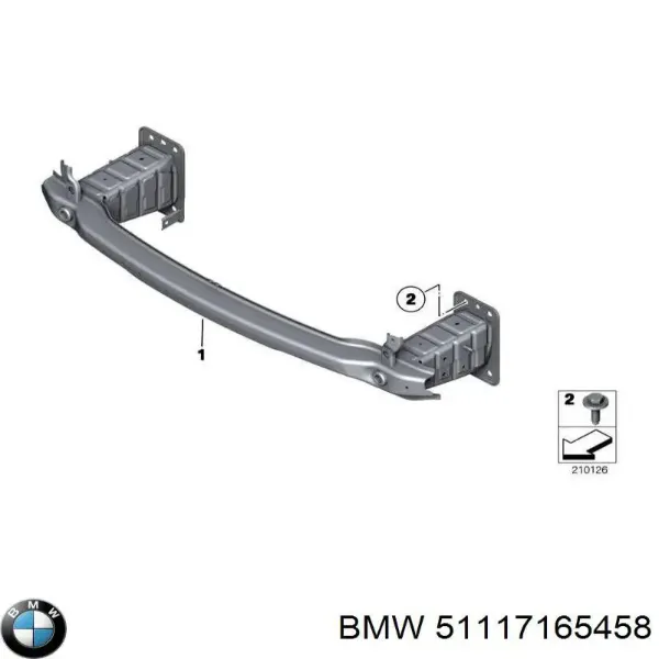 Wzmocnienie zderzaka przedniego BMW X5 E70