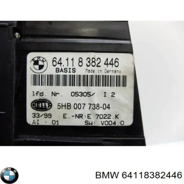 Sterownik trybów ogrzewania/klimatyzacji BMW 3 E46